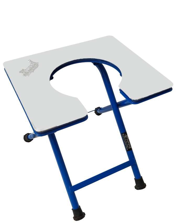 Commode Stool Aluminium Top Economy